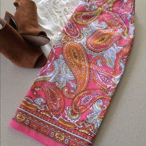 Charter Club Paisley skirt